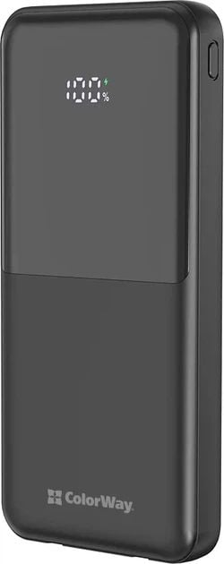 Аккумулятор ColorWay 10 000 mAh DigiPower (USB QC4.0 + USB-C PD22.5W) Black | Фото 2