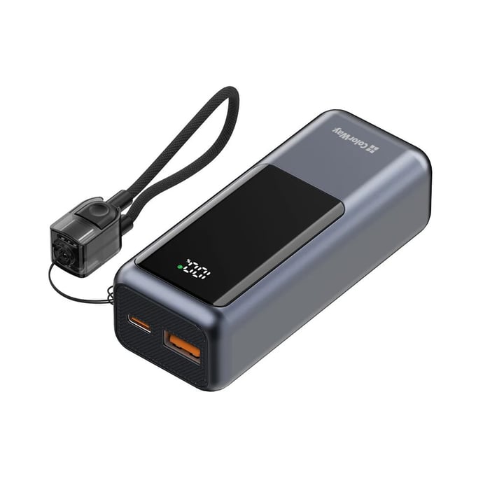 Аккумулятор ColorWay 10 000 mAh Urban (USB QC4.0 + USB-C PD22.5W) Gray | Фото 3