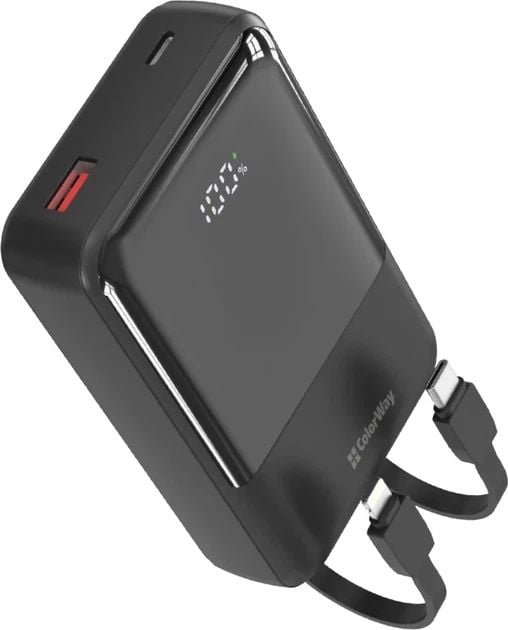 Аккумулятор ColorWay 20000 mAh DigiPower (USB QC4.0 + USB-C PD45W) Black | Фото 3