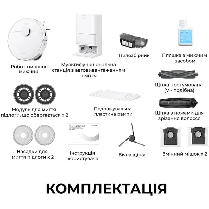 Пылесос Dreame L40 Ultra CE White | Фото 3