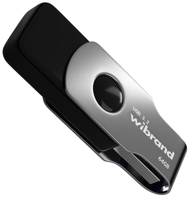 Флэш USB Wibrand USB 3.2 Gen1 Lizard 64GB Black(WI3.2/LI64P9B) | Фото 3