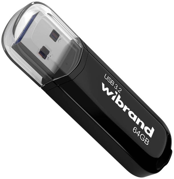 Флэш USB Wibrand USB 3.2 Gen1 Marten 64GB Black (WI3.2/MA64P10B) | Фото 3