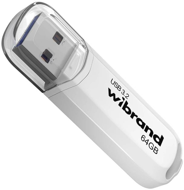 Флэш USB Wibrand USB 3.2 Gen1 Marten 64GB White (WI3.2/MA64P10W) | Фото 3