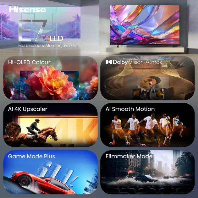 Телевізор Hisense 75E7S | Фото 3