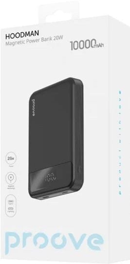 Внешний аккумулятор Proove Hoodman Magnetic 20W 10000mAh (black) | Фото 3