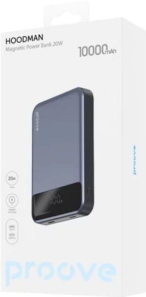 Зовнішний акумулятор Proove Hoodman Magnetic 20W 10000mAh (gray) | Фото 3