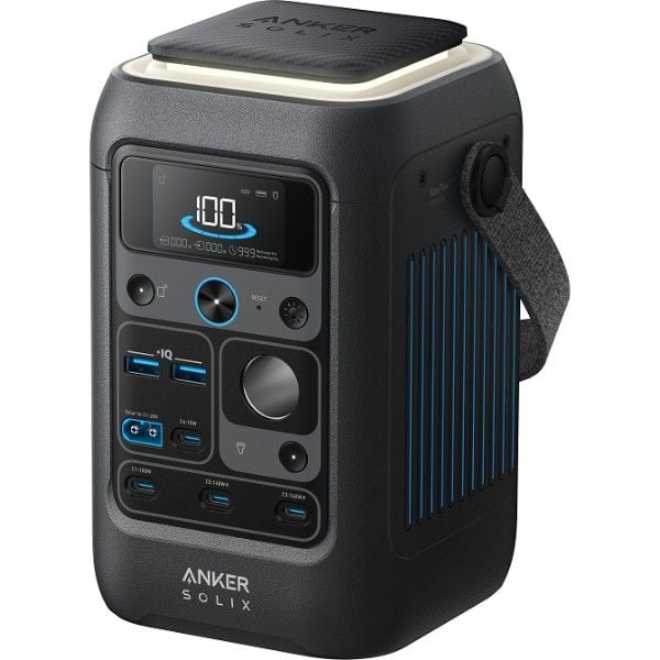 Зарядная станция ANKER SOLIX C300XDC - 288Wh/No AC/140W 4xPD/2xUSB/1xCar/MPPT | Фото 2