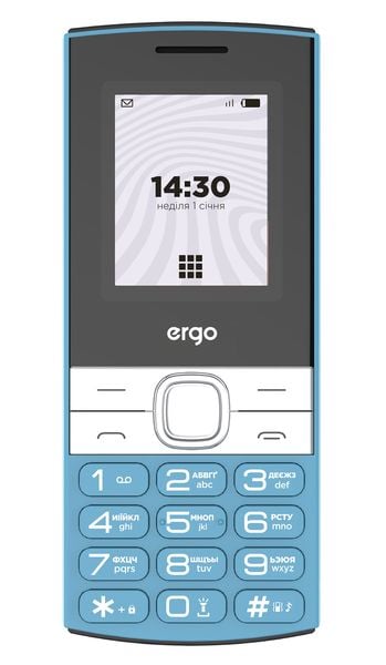 Мобильный телефон Ergo B185 Dual Sim (Синий) | Фото 2