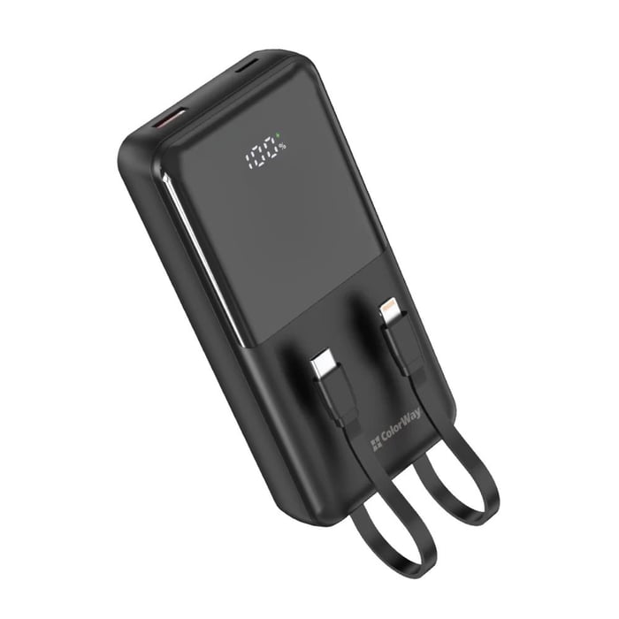 Аккумулятор ColorWay 20000 mAh DigiPower (USB QC4.0 + USB-C PD22.5W) Black | Фото 3