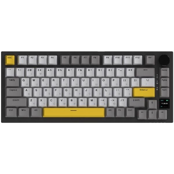 Клавіатура Ajazz AK820 PRO 75% Gift Switch Black RGB (AK820PRO-G-BGY) | Фото 3