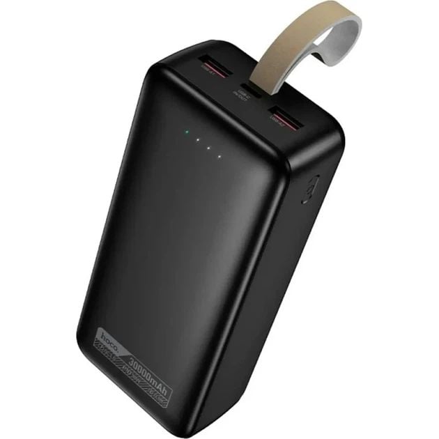Повербанки (аккумуляторы) Hoco DB130A Tridentis PD30W fully compatible power bank 30 000mAh Black | Фото 2
