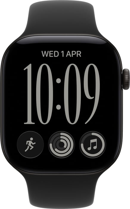 Смарт-годинник Watch Series 12 GPS 46mm Black Aluminium Case with Black Sport Band - S/M | Фото 3